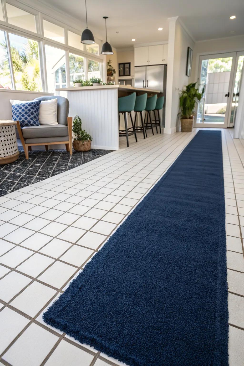 Bold contrasts defining spaces