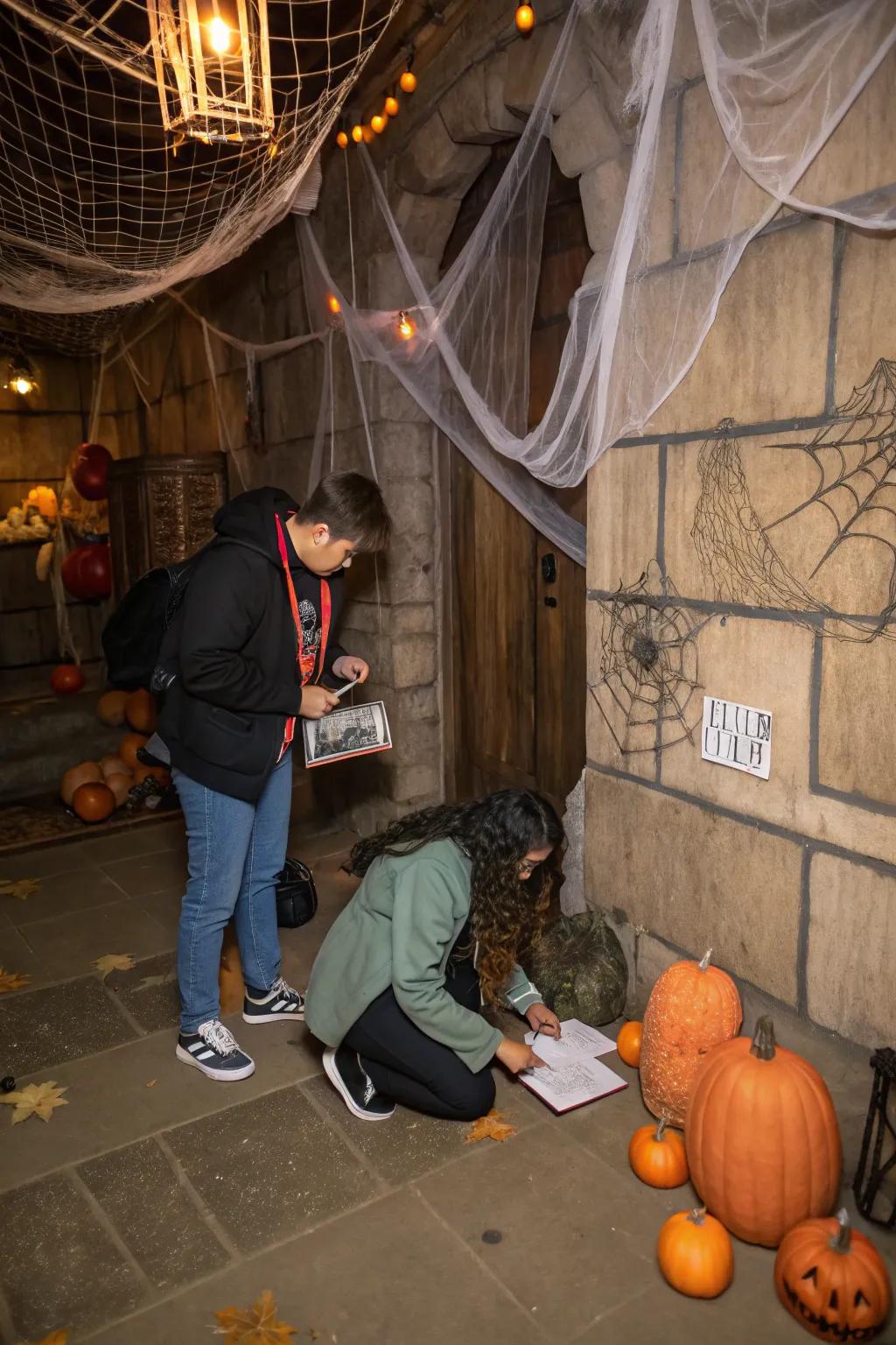 Embark on a thrilling skeleton scavenger hunt.
