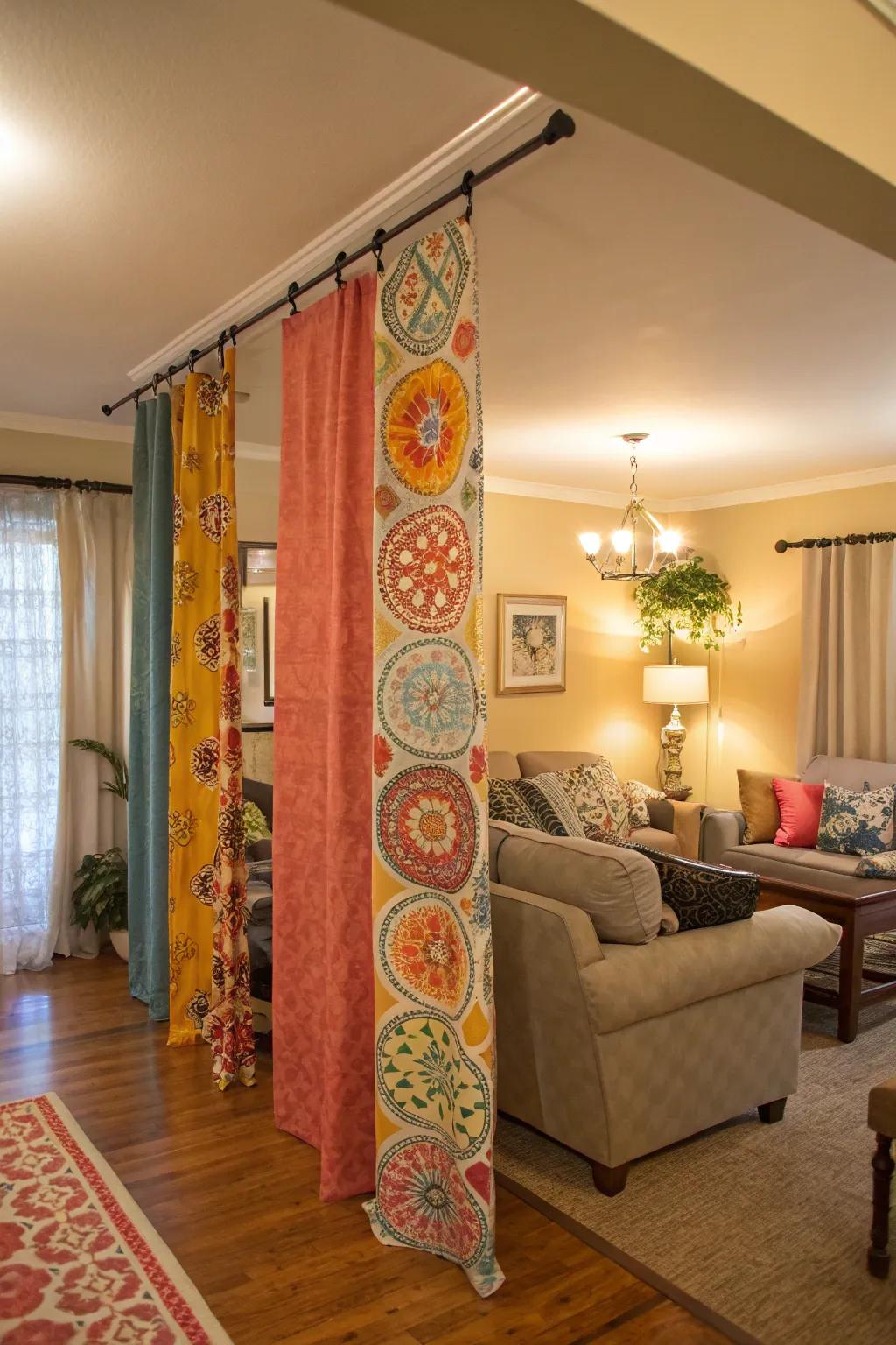 Curtain tracks present adaptability in both style and function.