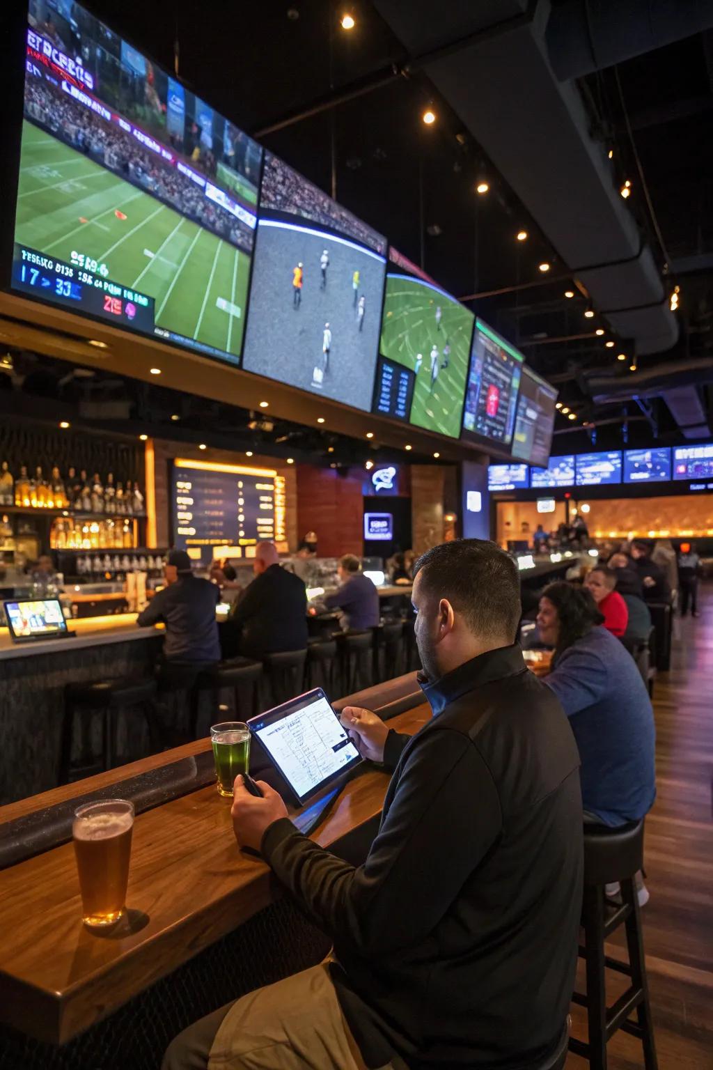 Smart technology enhances ease and interactivity in your sports lounge.