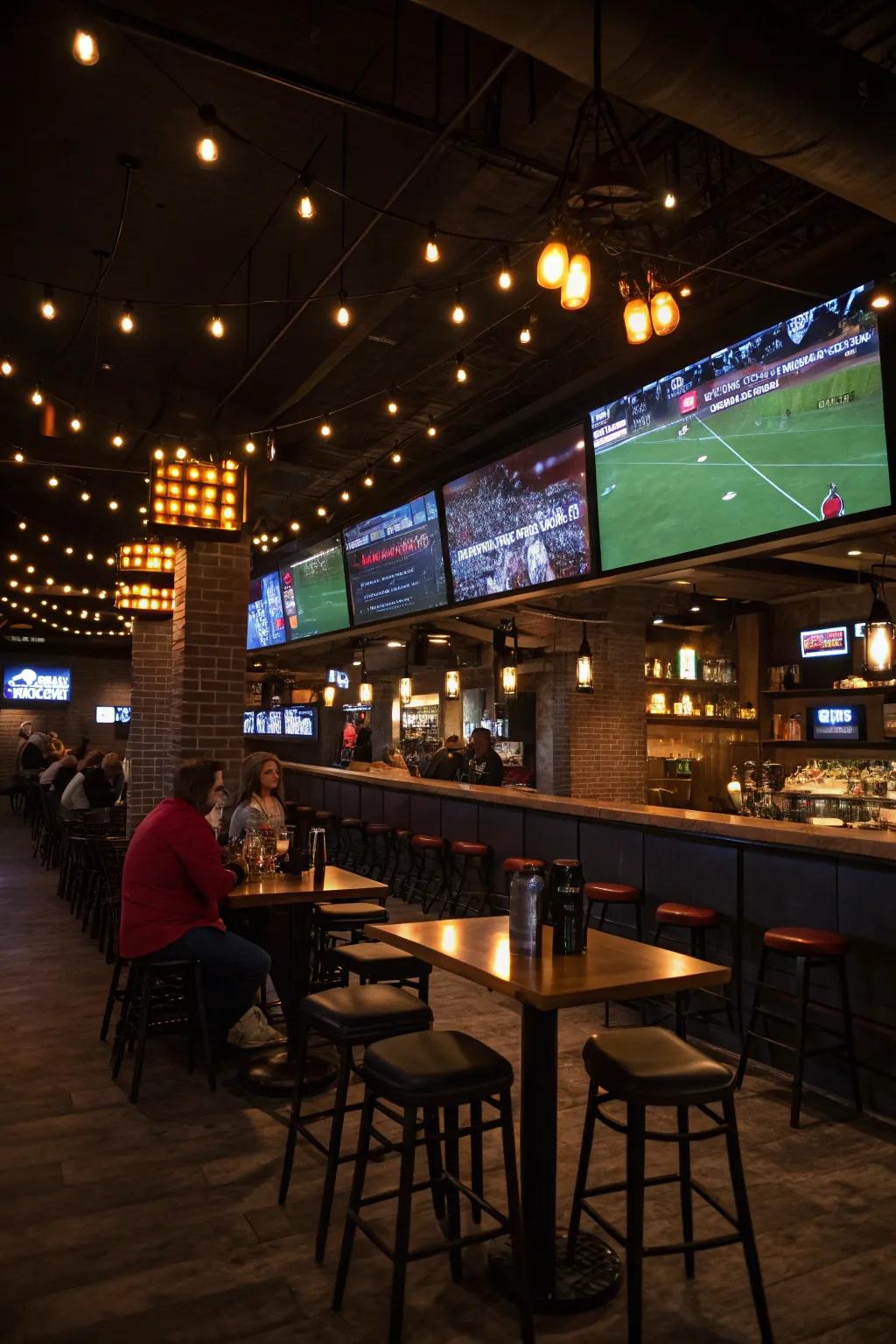 Gentle lighting establishes a welcoming vibe for a captivating game-viewing adventure.