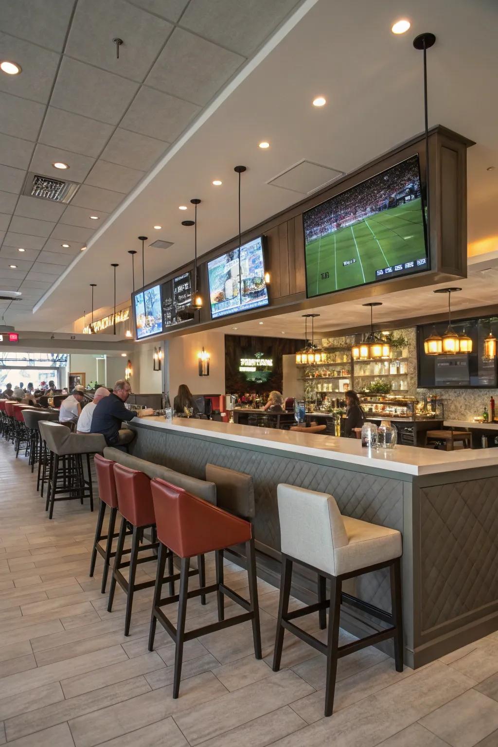 Contemporary designs create a polished and welcoming atmosphere.