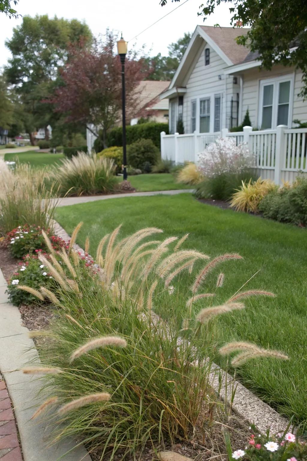 Ornamental grasses infuse desert landscapes with dynamic beauty.