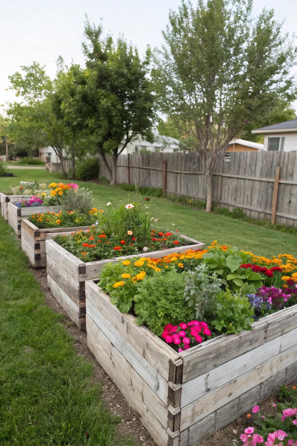 Recycled materials offer an eco-friendly option.