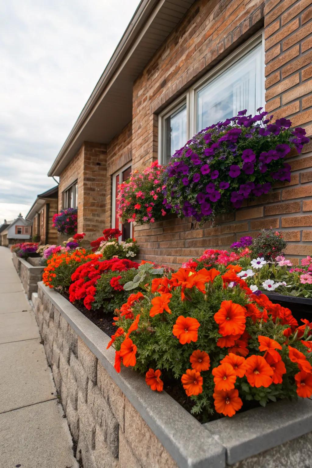 Bold colors create a lively and inviting space.