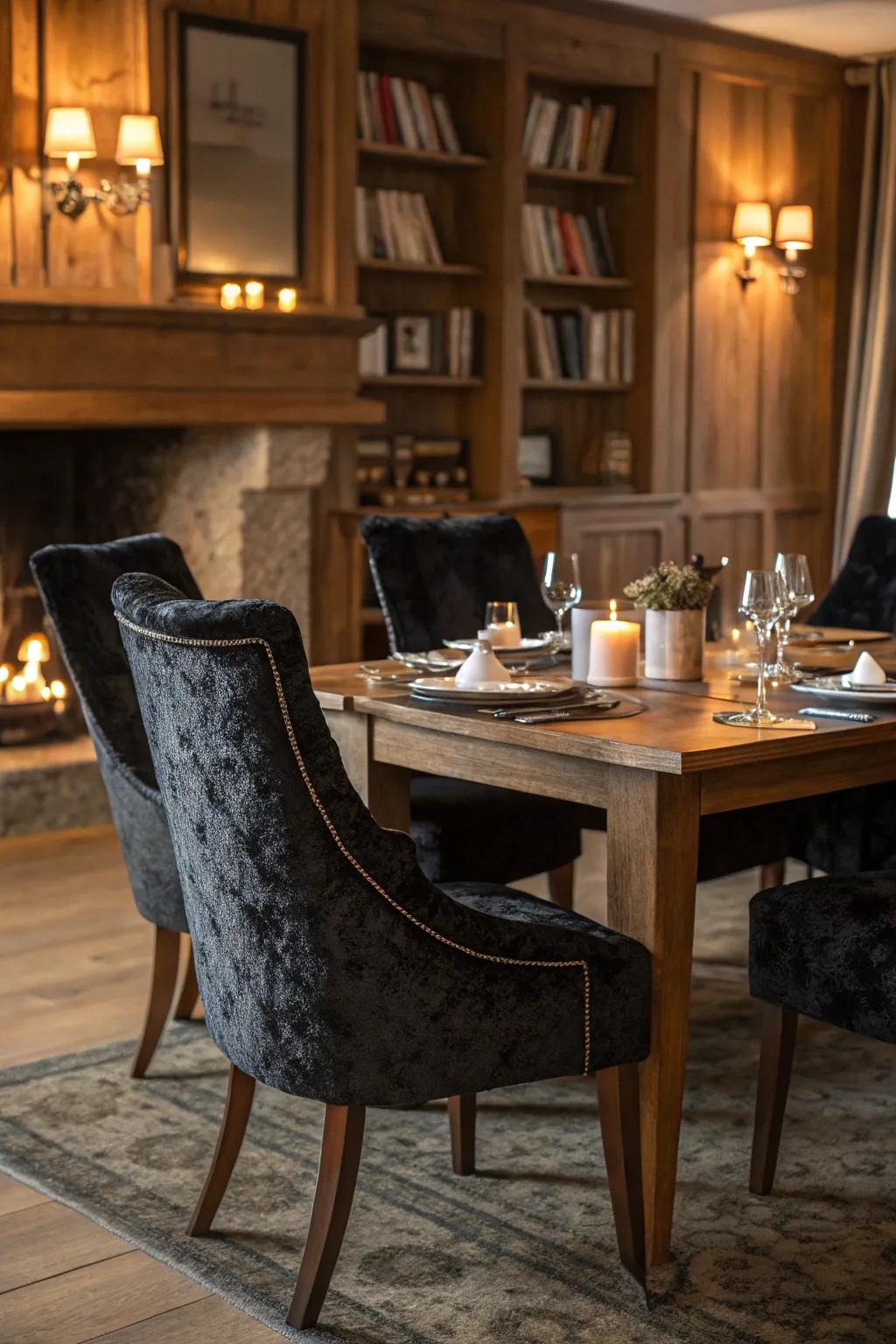 Plush textiles enhance comfort.