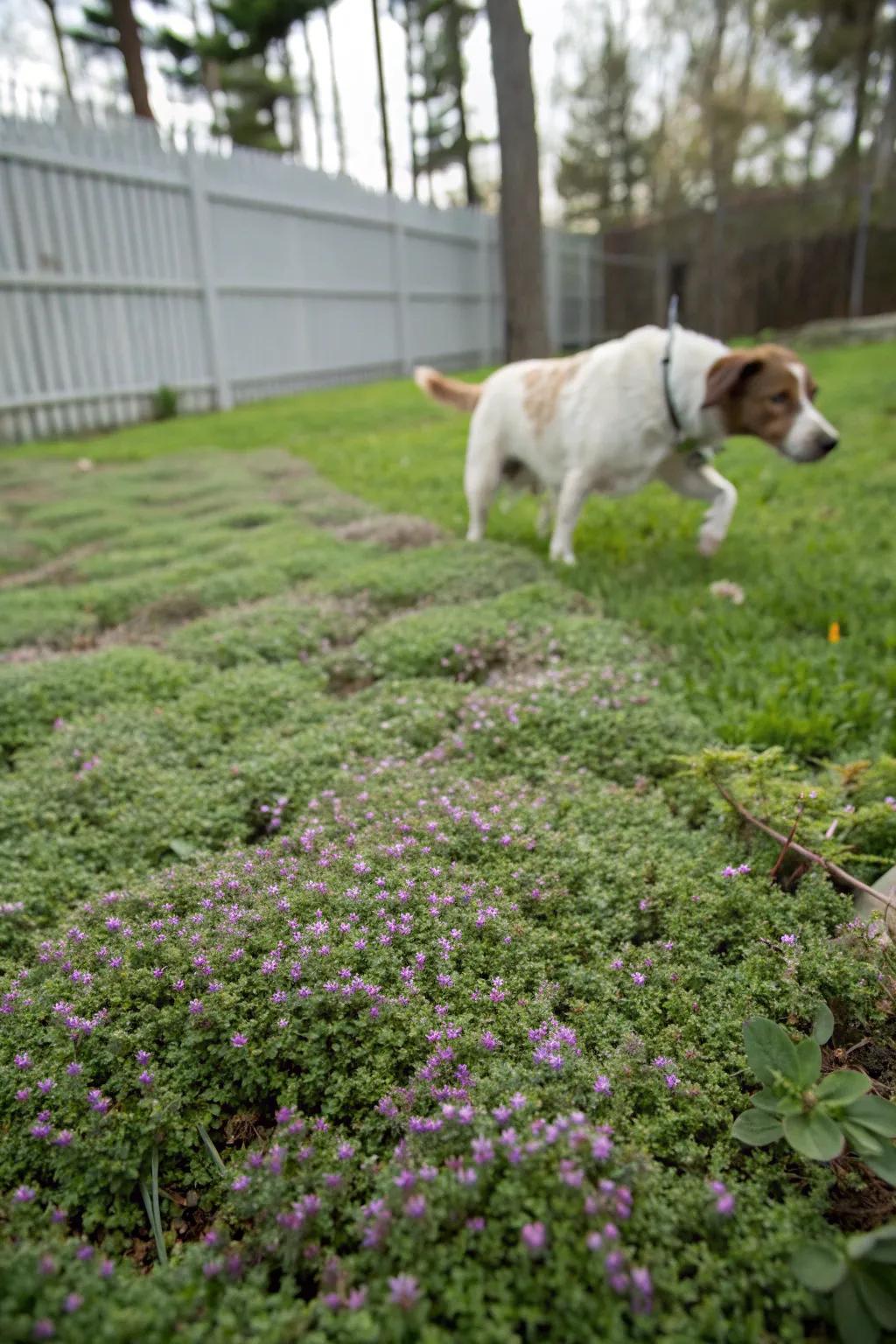 Natural ground covers offer beauty and durability.