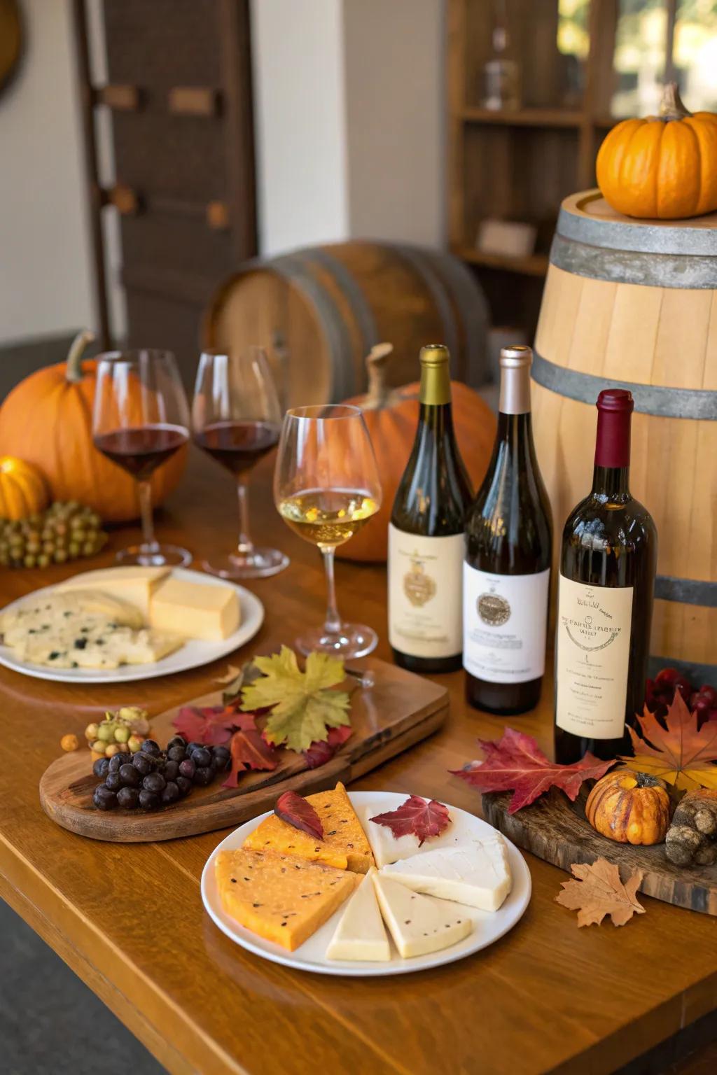 Wine tasting birthday celebration.