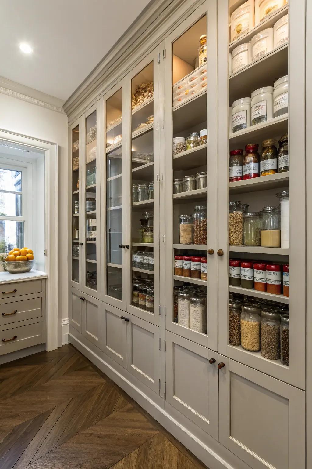 Custom cabinetry provides perfect solutions for unique areas.