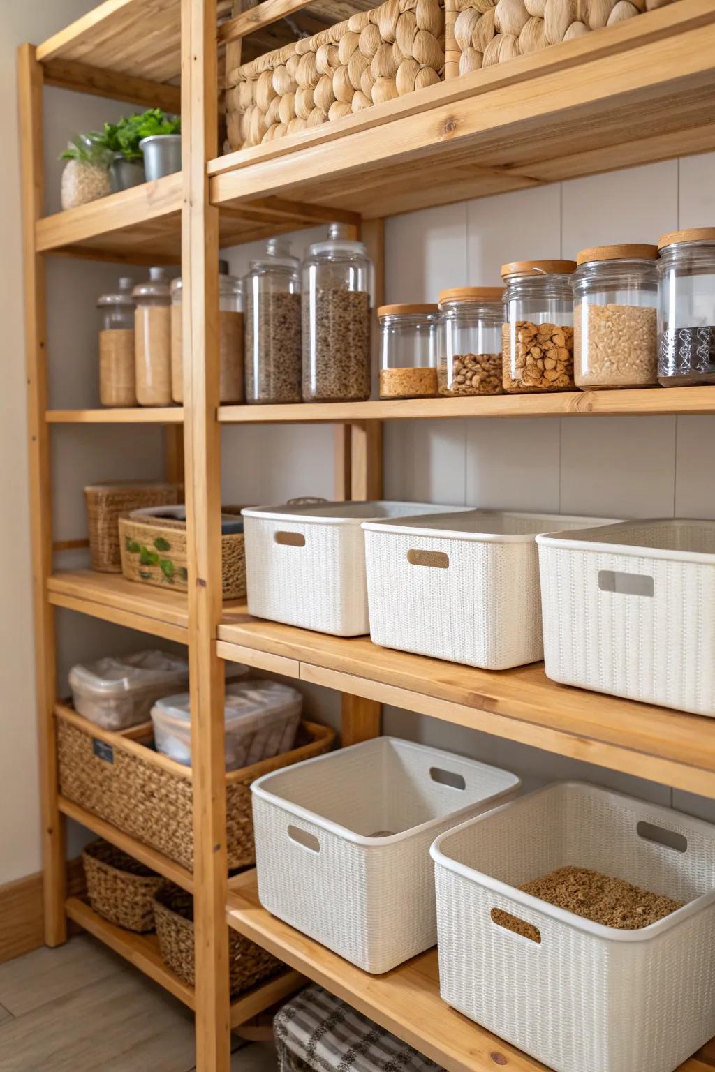 Eco-friendly items make your pantry more sustainable.