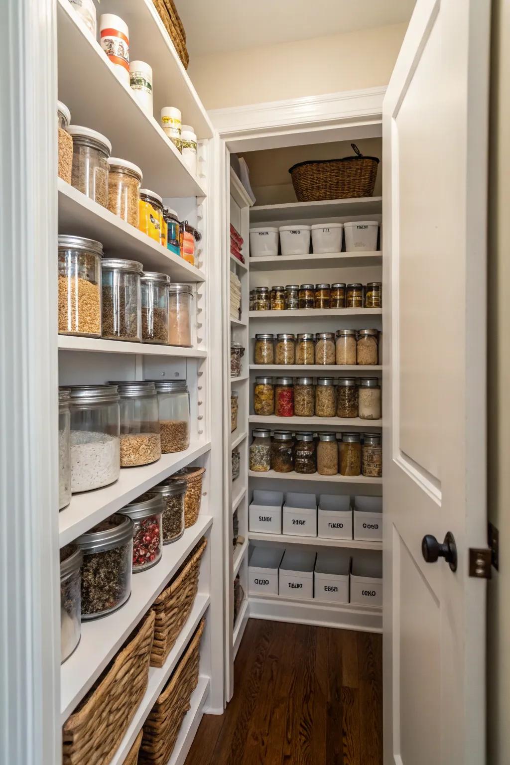 Get the most out of vertical space with multi-level shelving solutions in tight areas.