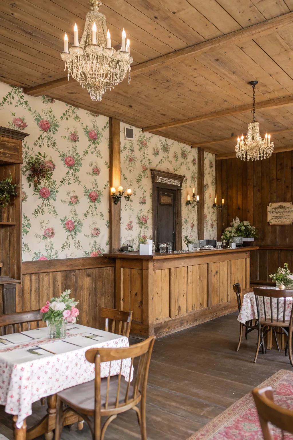 Choosing a venue with rustic characteristics will perfectly embody the essence of the 1940s.