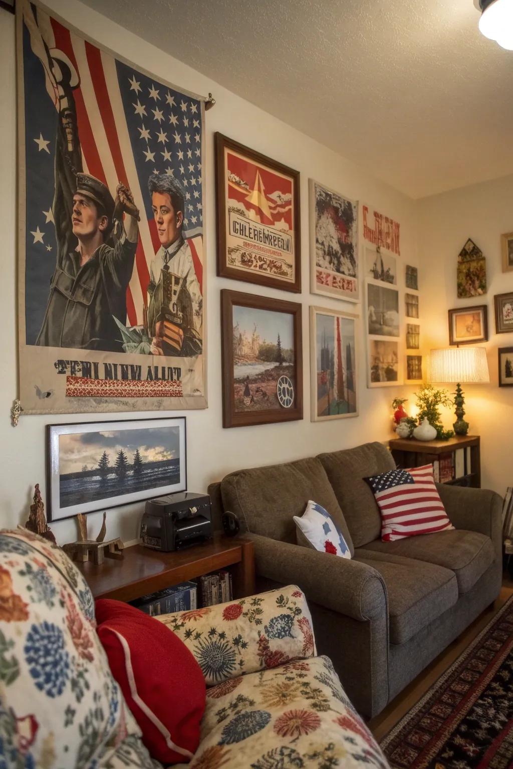 Evoke a sense of yesteryear with classic posters from the 1940s.