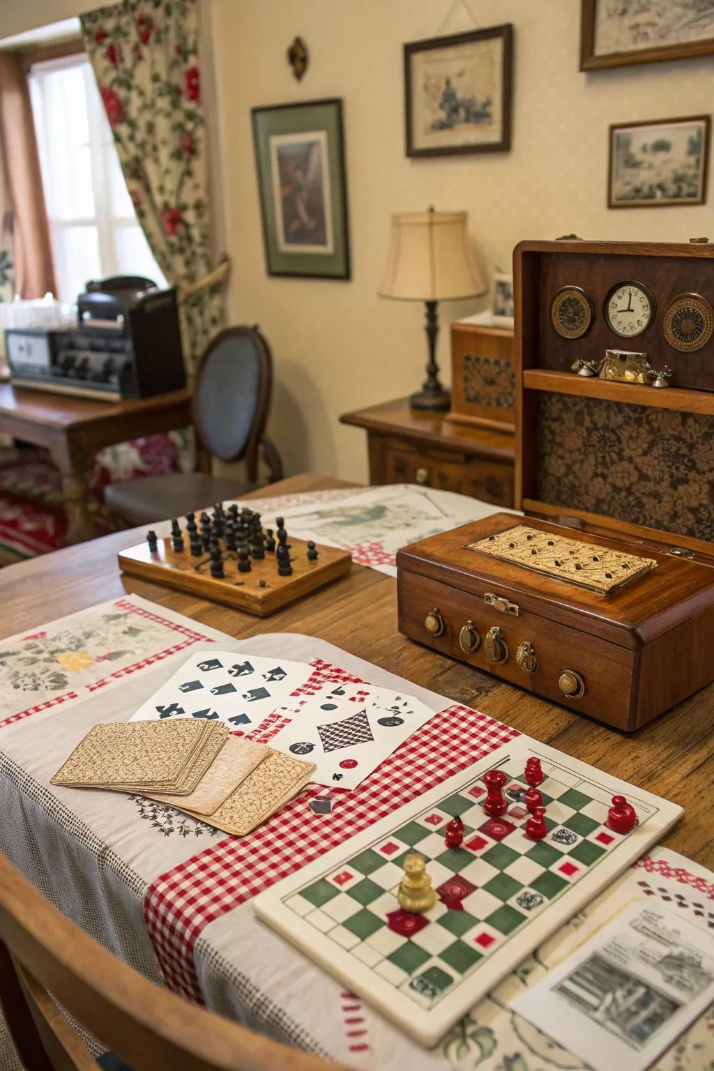 Bring to the front the pastimes that defined the 1940s.