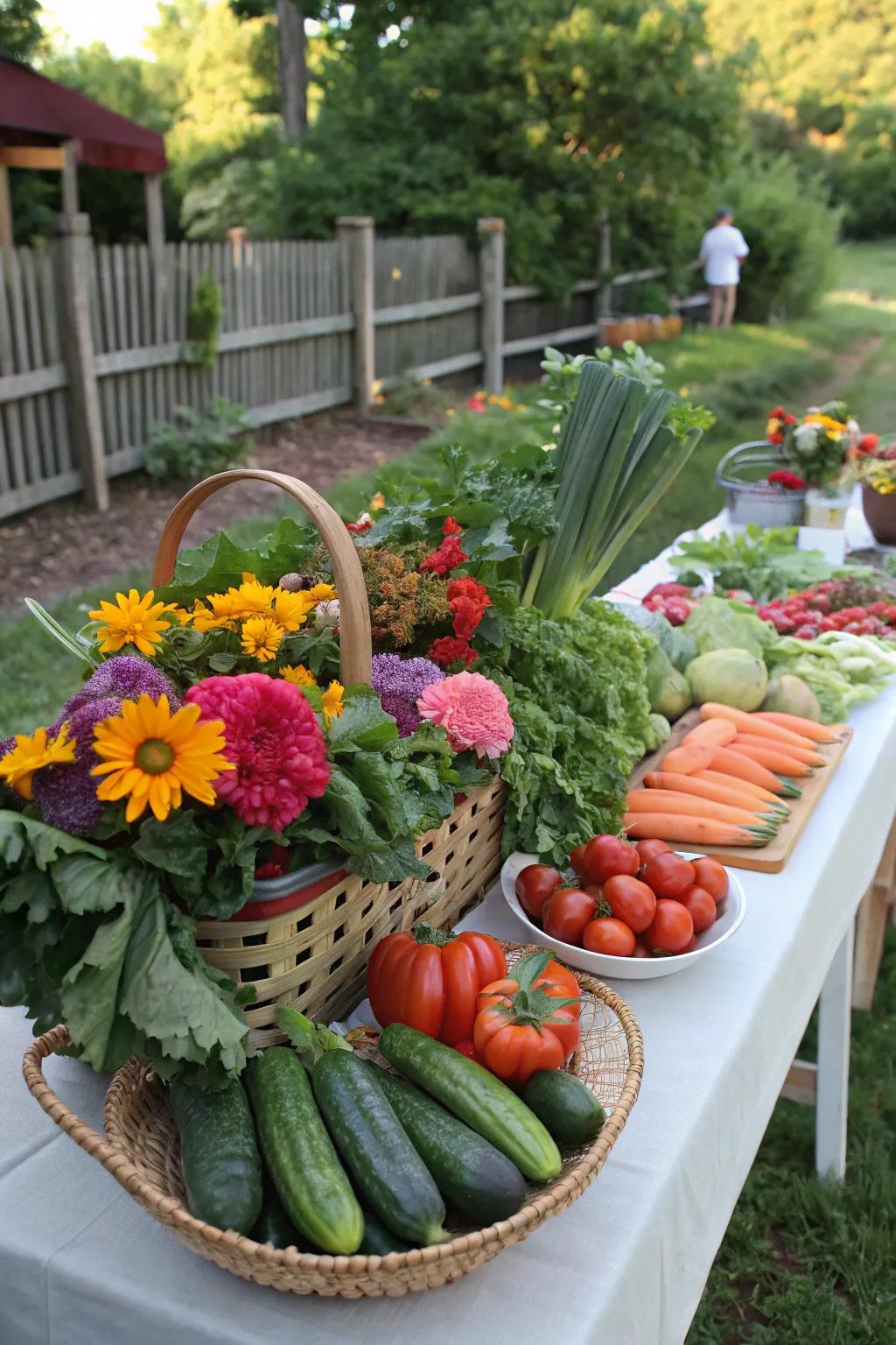 Appreciate beauty using a Home Garden-themed desk.