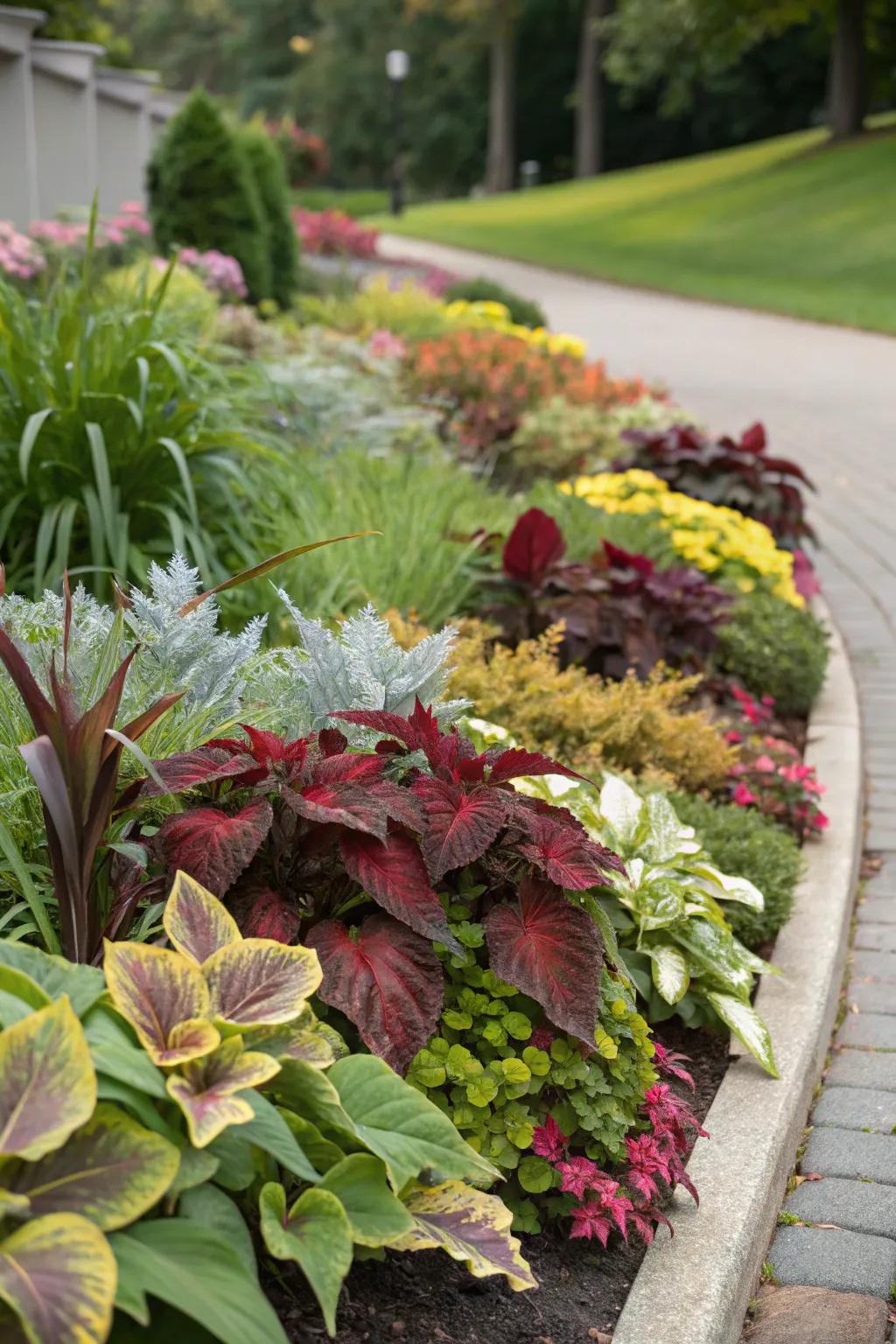 Textural contrast enriches the sensory experience of your garden.