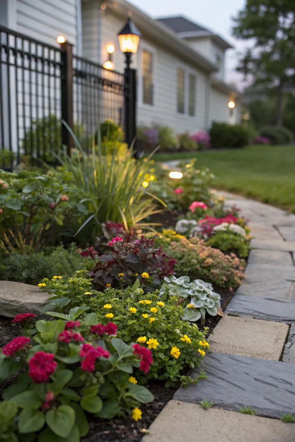 Groundcovers provide a natural weed barrier and lush look.