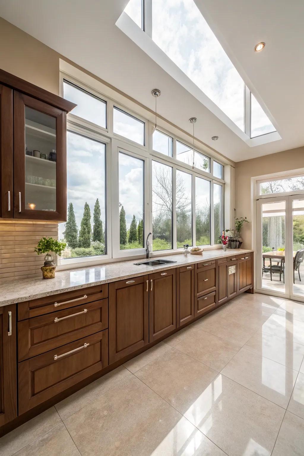 Create a spacious feel with natural light and open spaces.