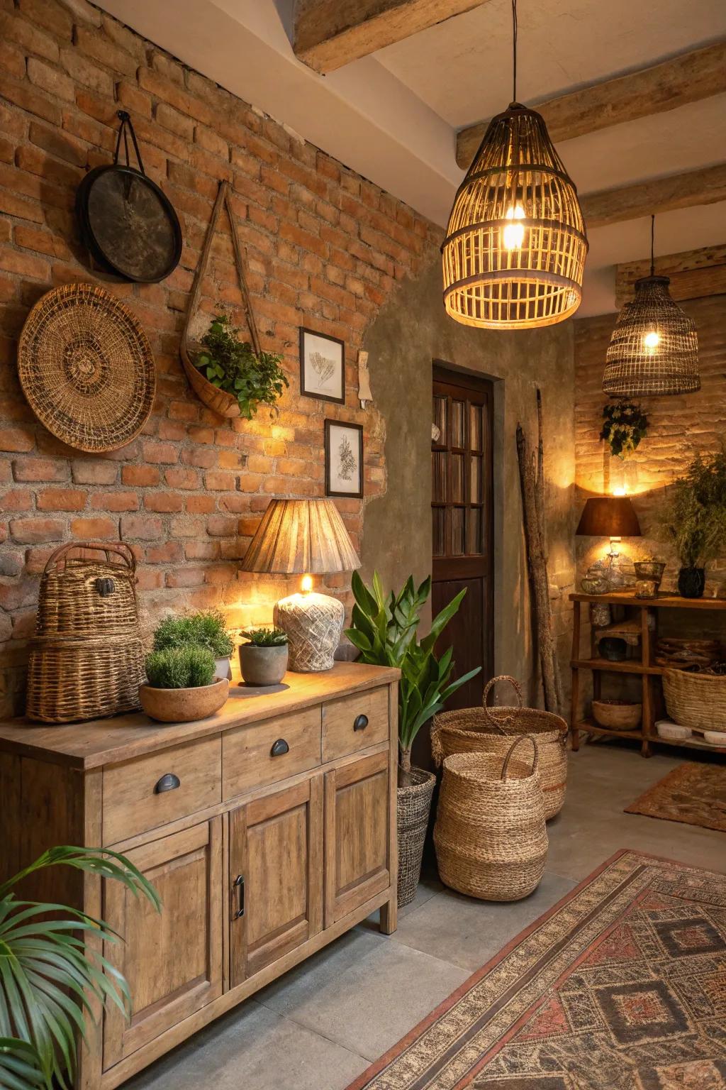 Earthy colors bring a sense of peace and warmth to any space.