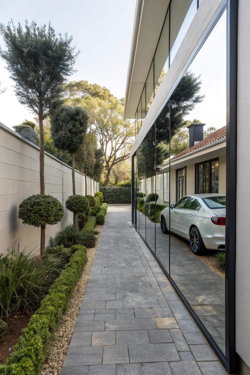 Mirrors create an illusion of space and add elegance.