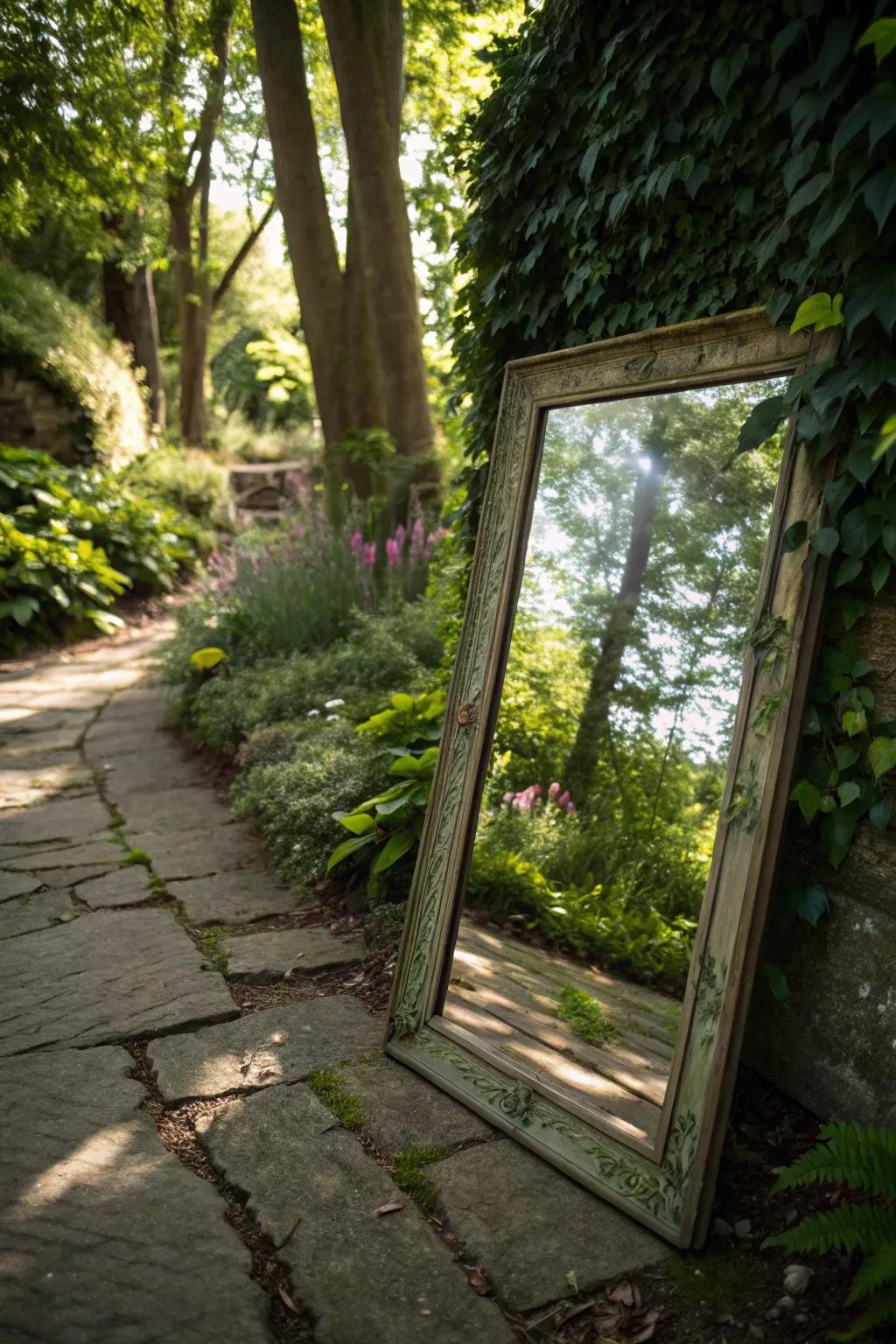 Mirrors can aesthetically broaden and lighten up shaded locations.