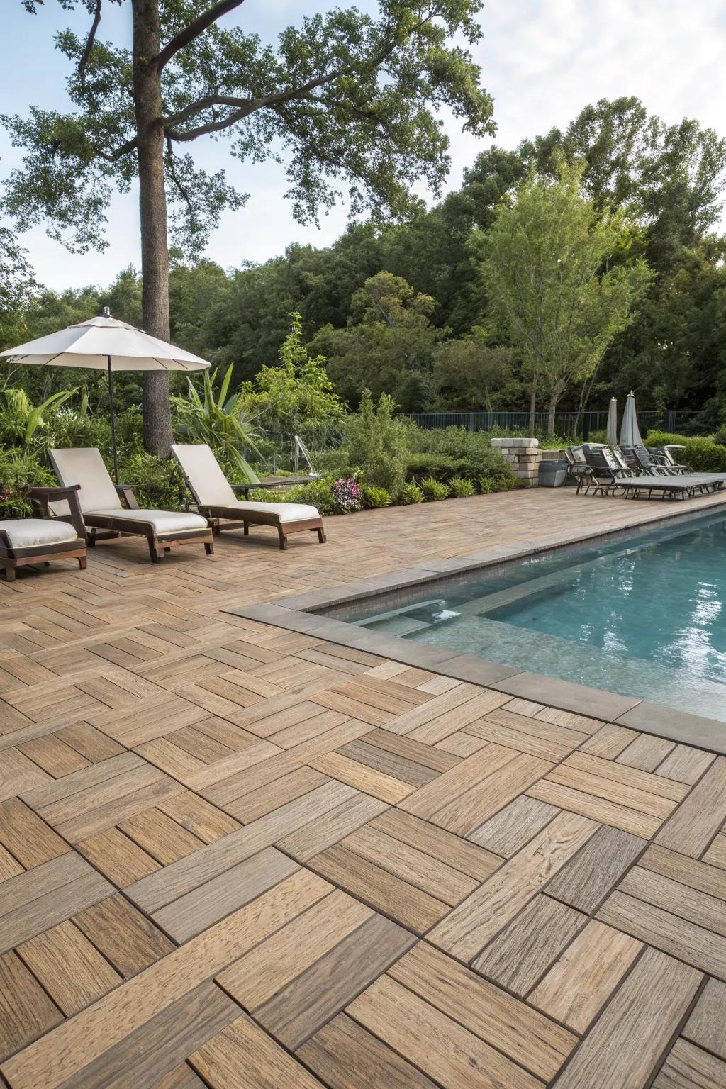 Timber-look tiles blend warmth and resilience beautifully.