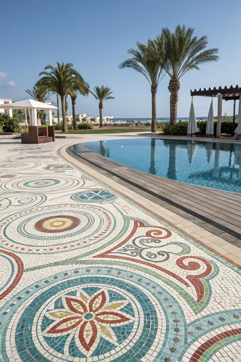 Patterned designs add creative flair and vibrant energy.