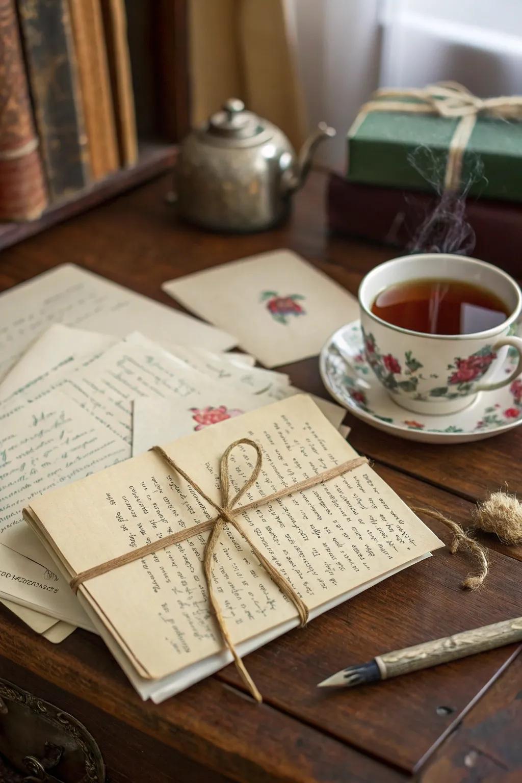 Handwritten letter collections make heartfelt, timeless gifts.
