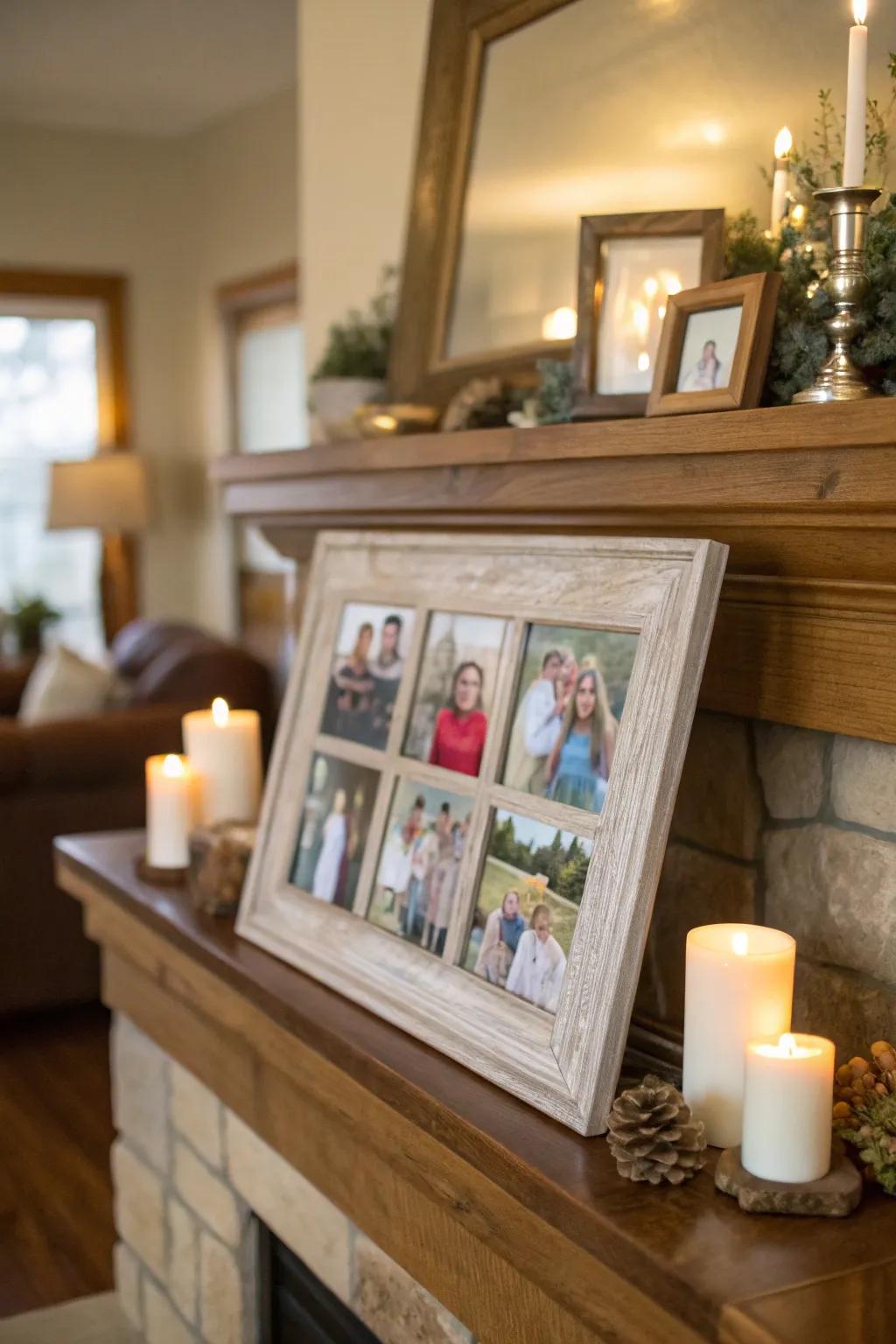Custom photo displays preserve treasured family memories.