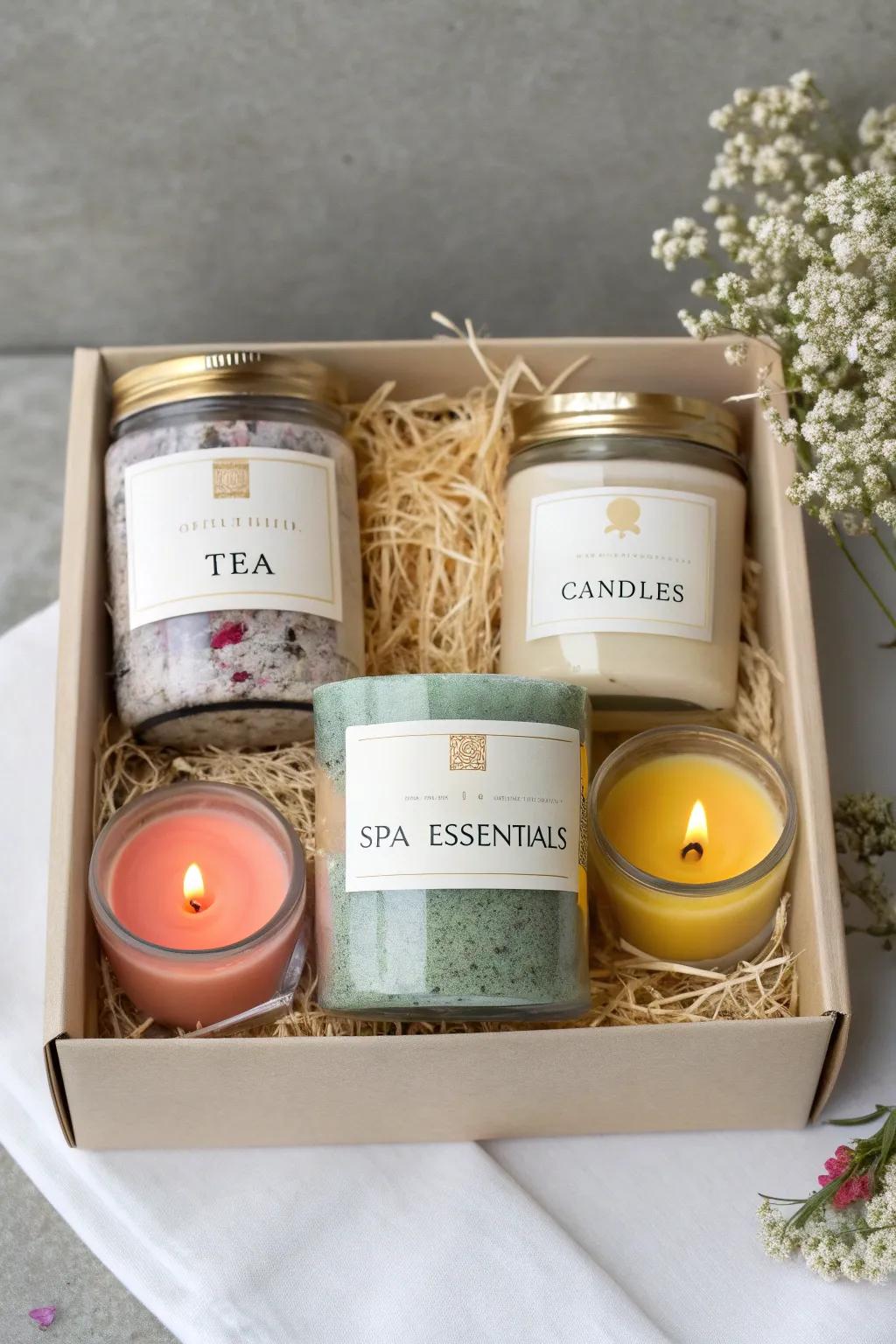 Curated gift boxes add a personal touch to pampering.