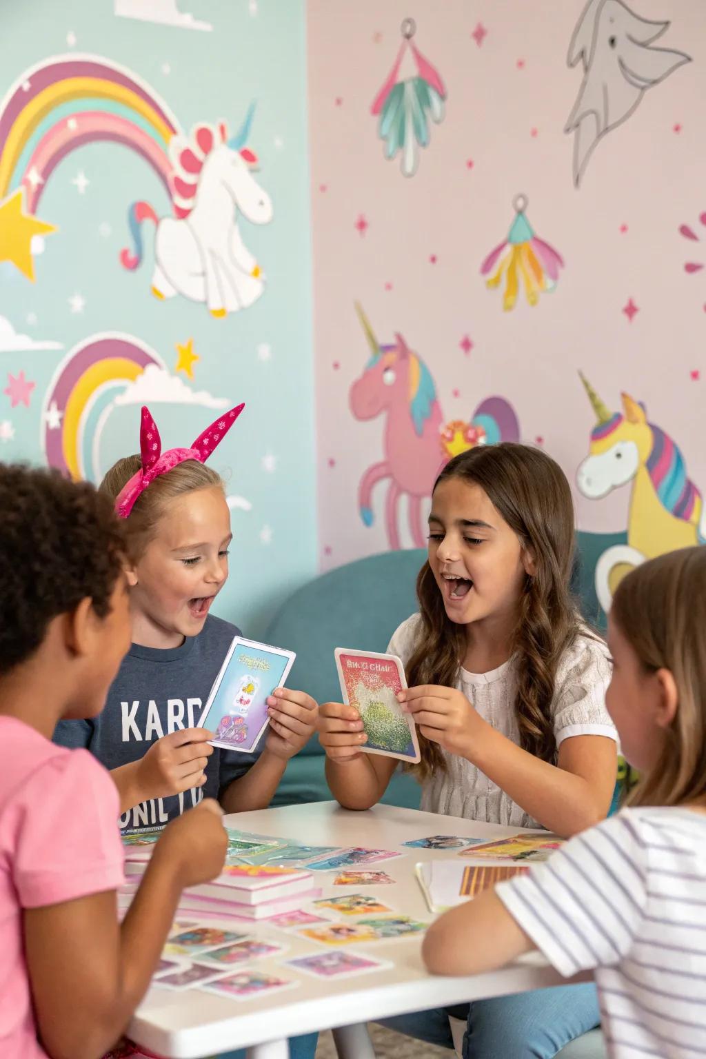 Guests enjoying trivia.