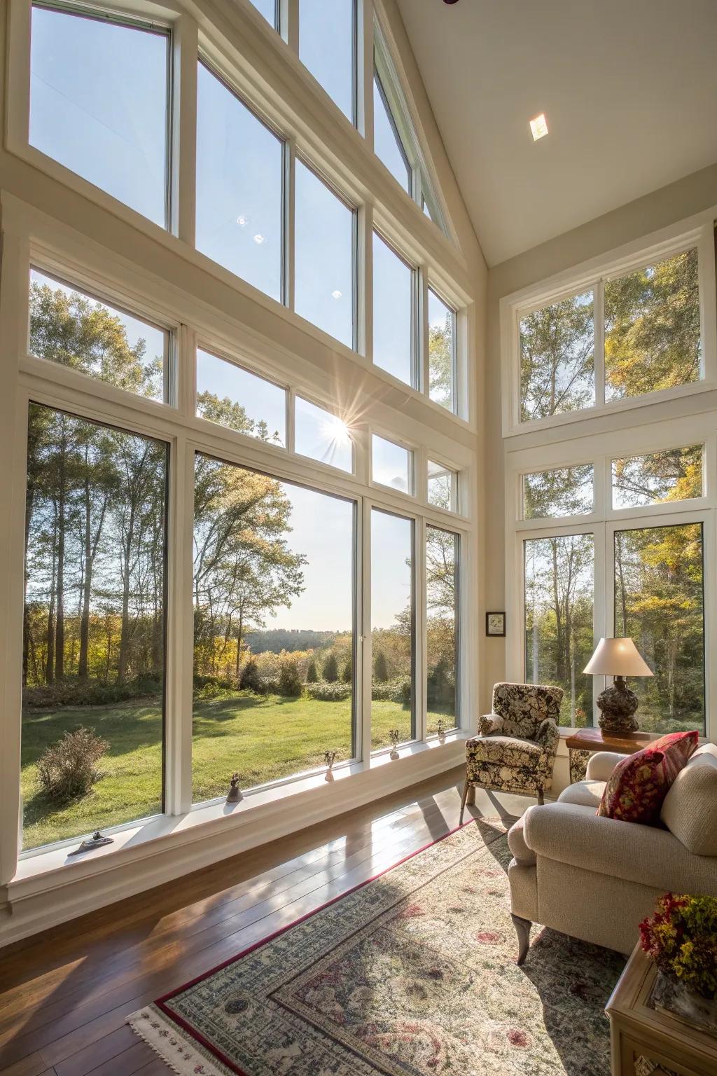 Novel glazing can brighten and enhance your living space.