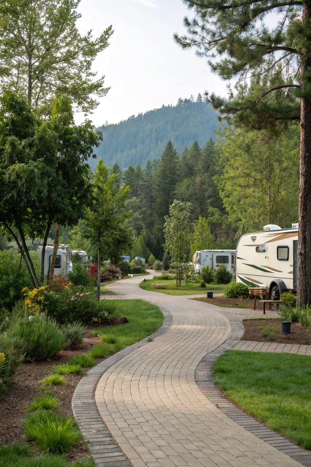 Eco-conscious ground covering that blends beauty with function.