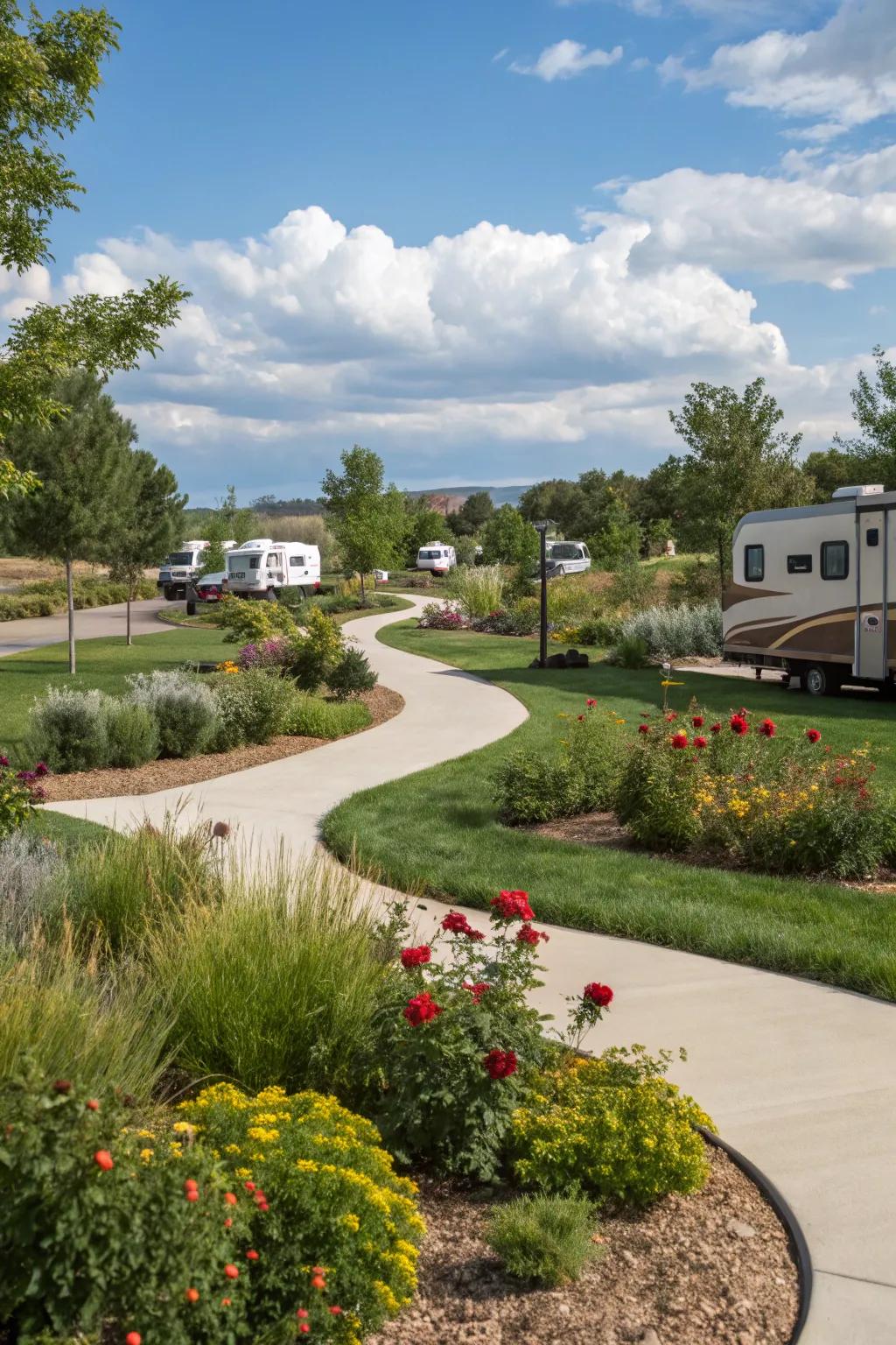 A rich, inviting landscape that enhances every RV park.