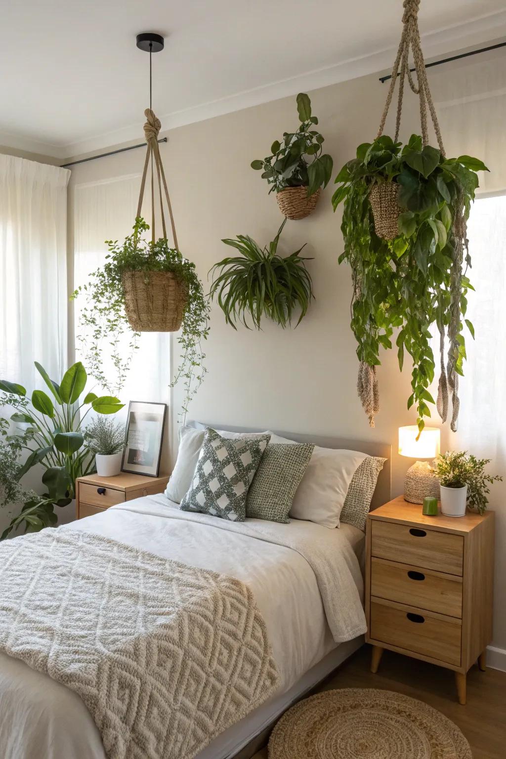 Create a restful retreat with bedroom plants.