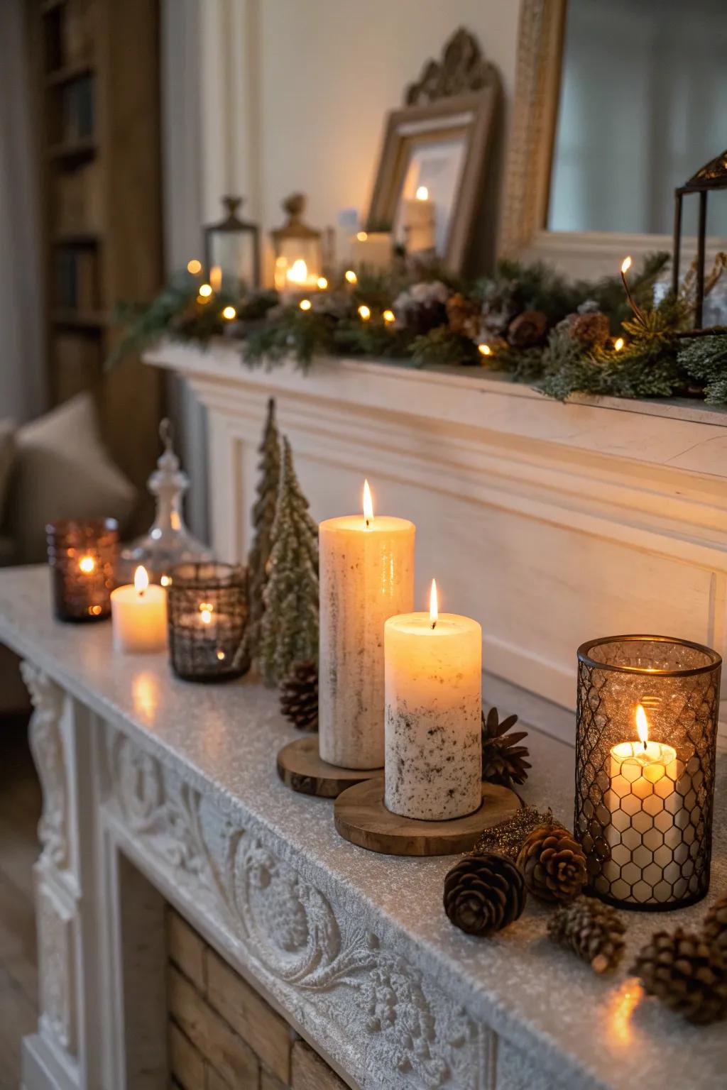 Luminaries add warmth and radiance to your holiday decorations.