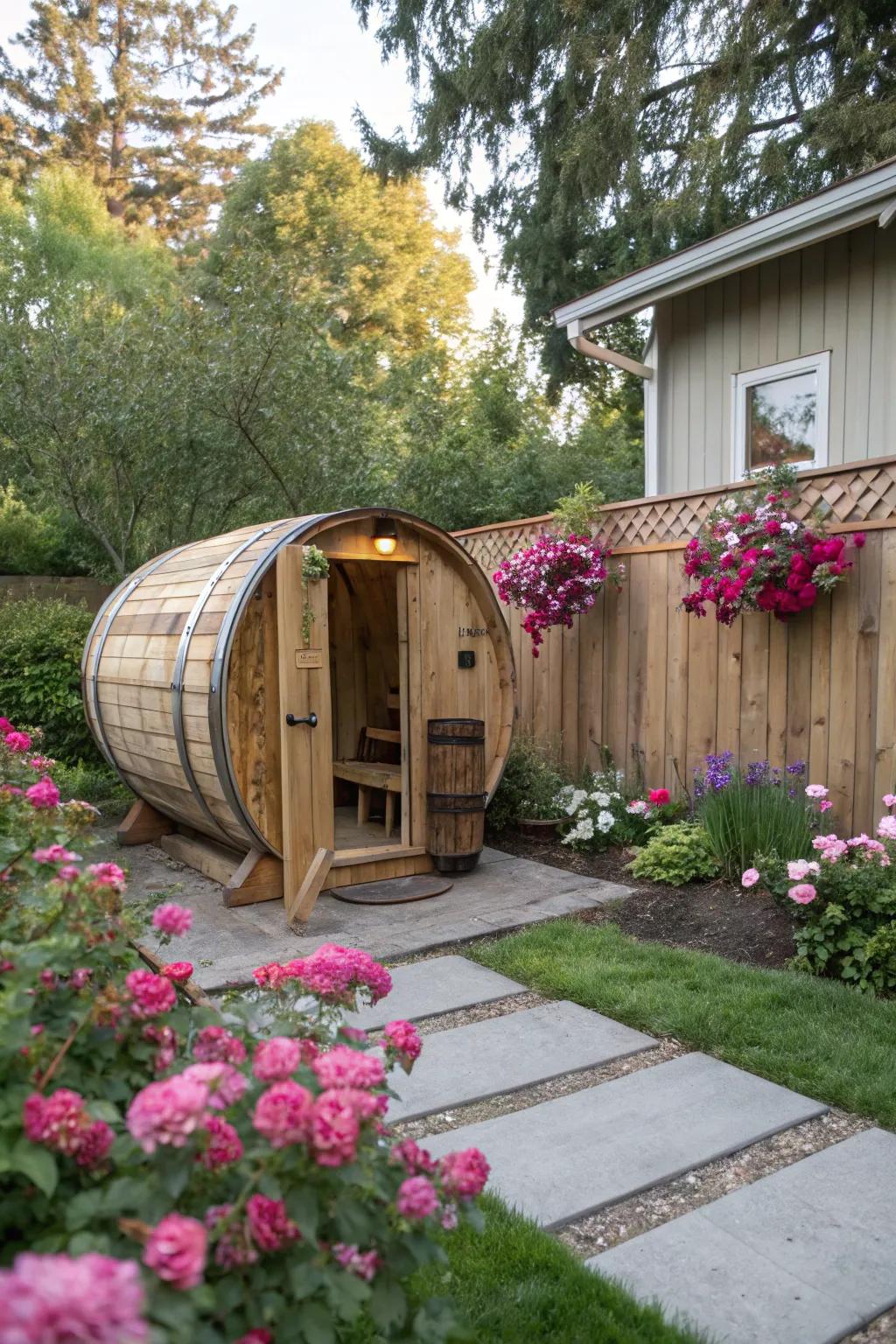 A snug capsule pod for cozy spaces.