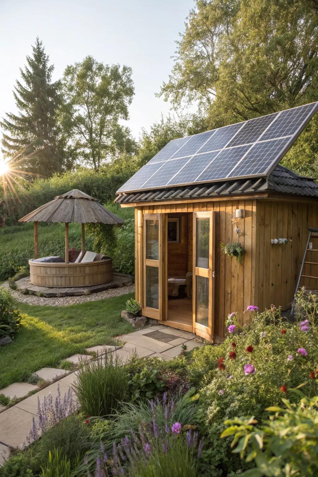 A sun-powered escape for the eco-conscious.