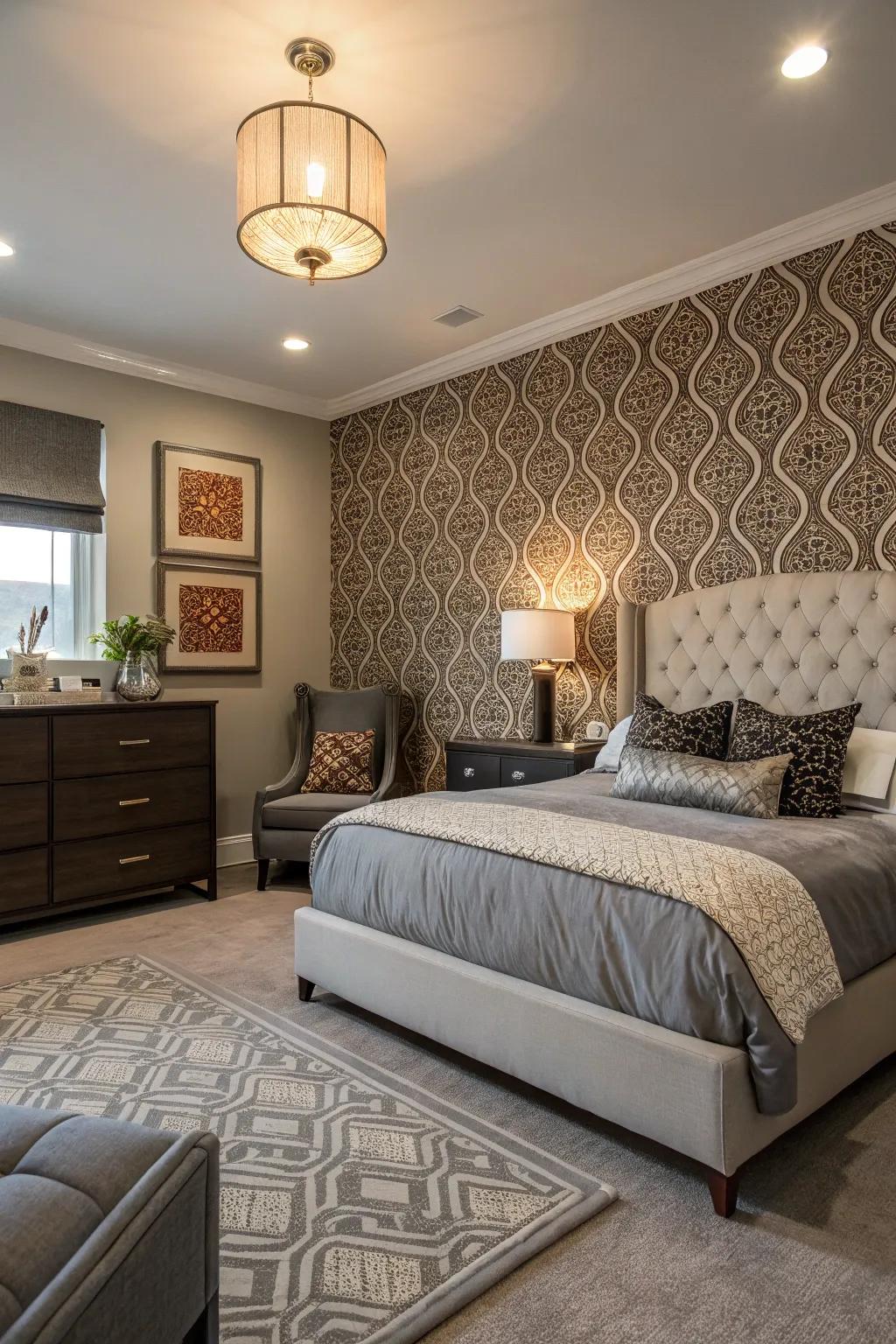 A feature wall can add character and become a room's centerpiece.