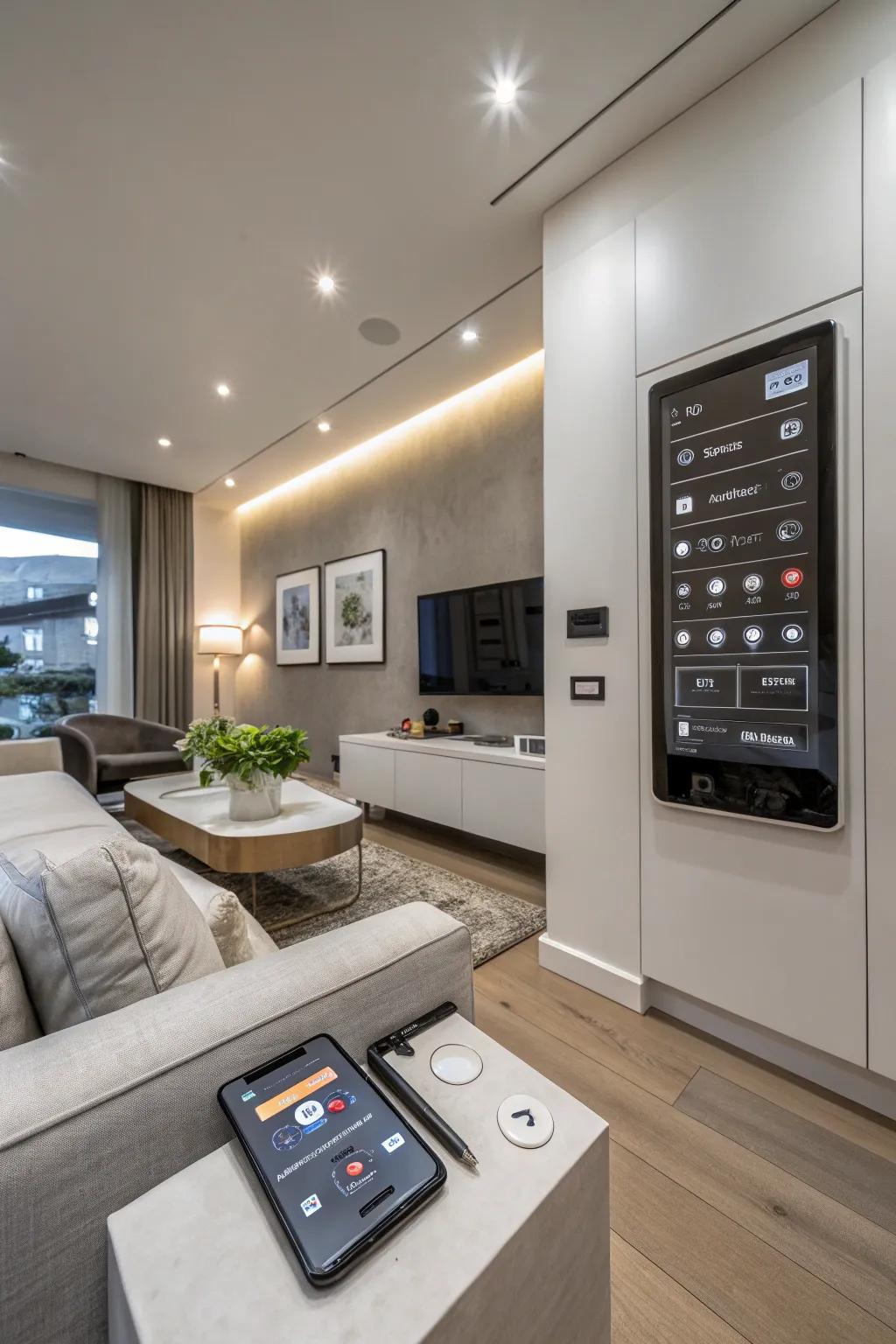 Seamlessly integrated technology enhances guest convenience.