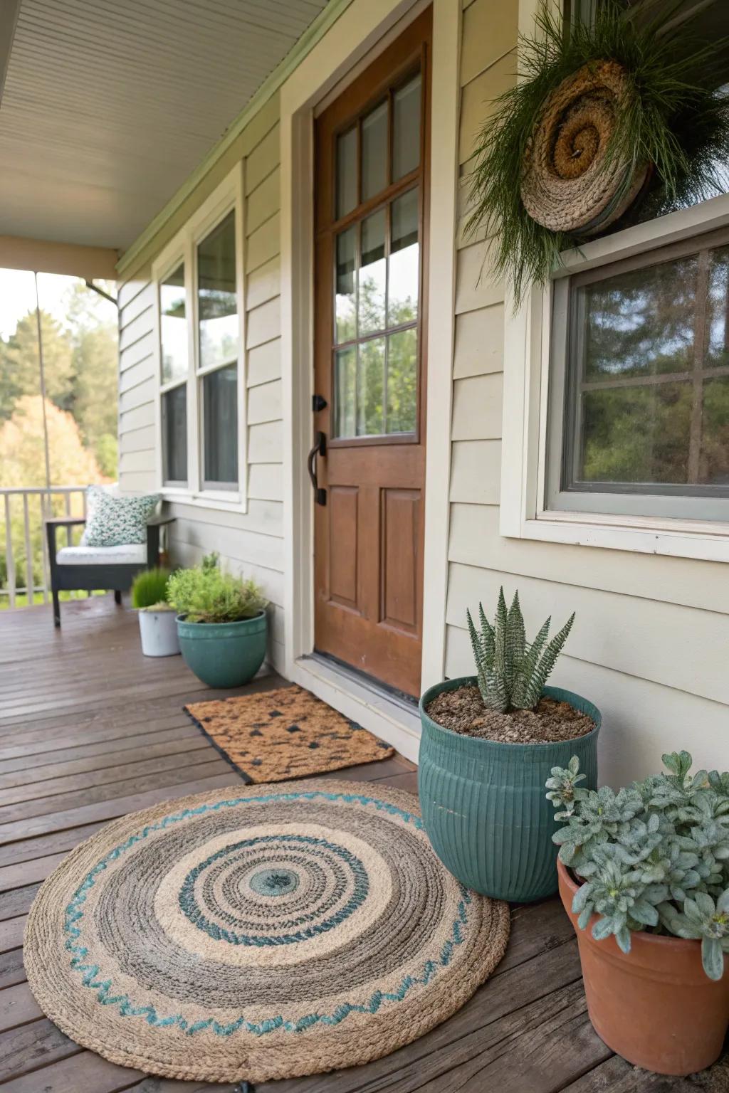 Eco-conscious floor coverings blend style with sustainability.