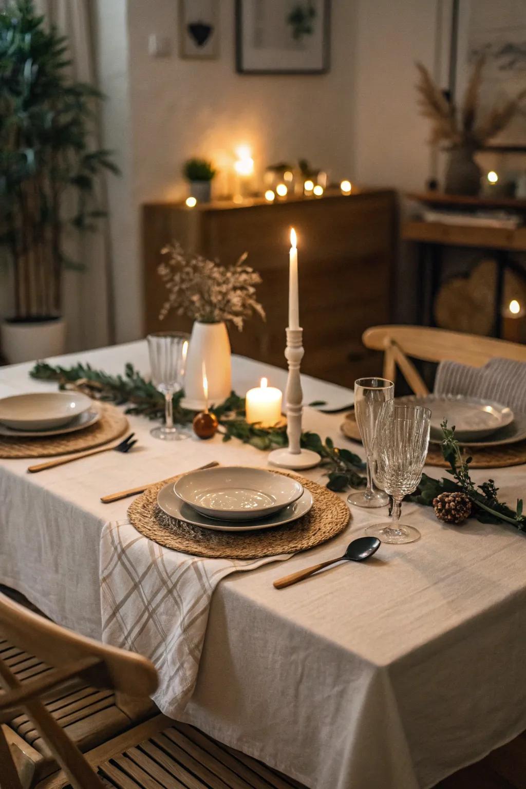 Fitted sheets deliver a snug and comfortable tablecloth.