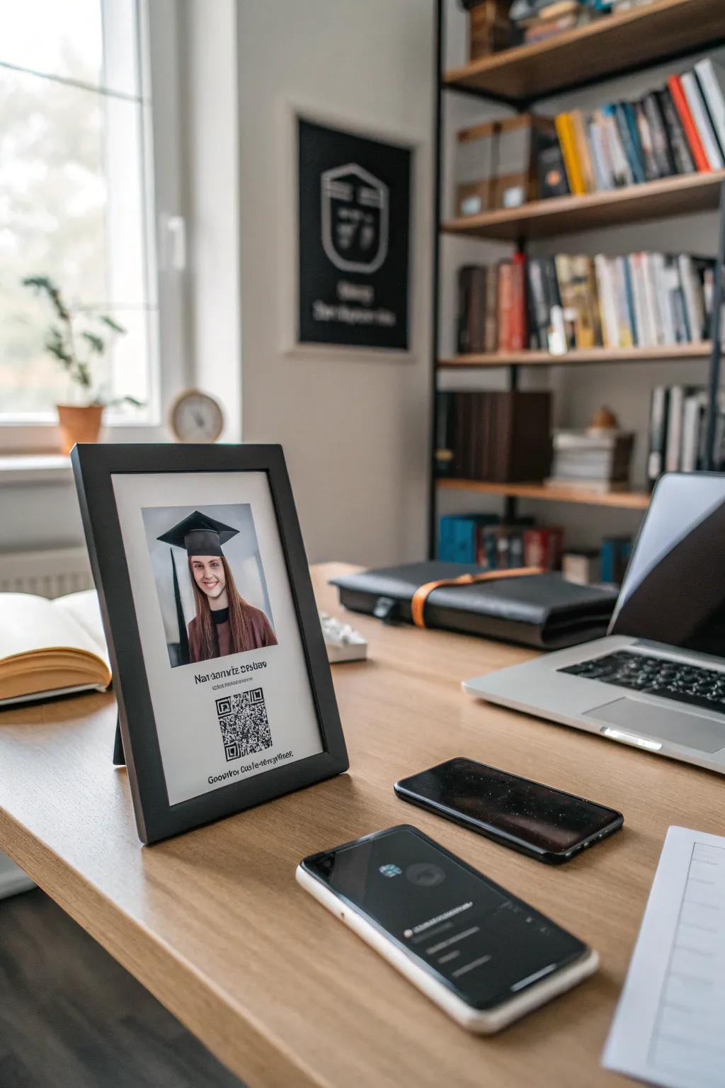 Interactive frames add a modern twist with technology.