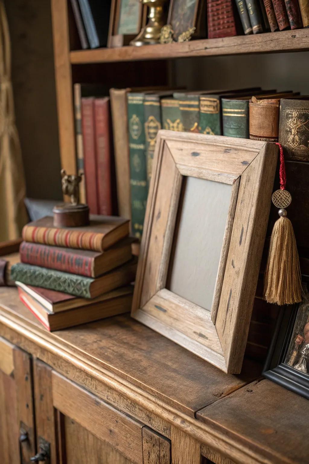 Salvaged materials add warmth and character to your decor.