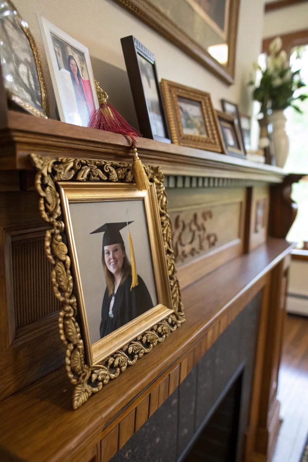 Vintage frames add elegance and nostalgia to any setting.