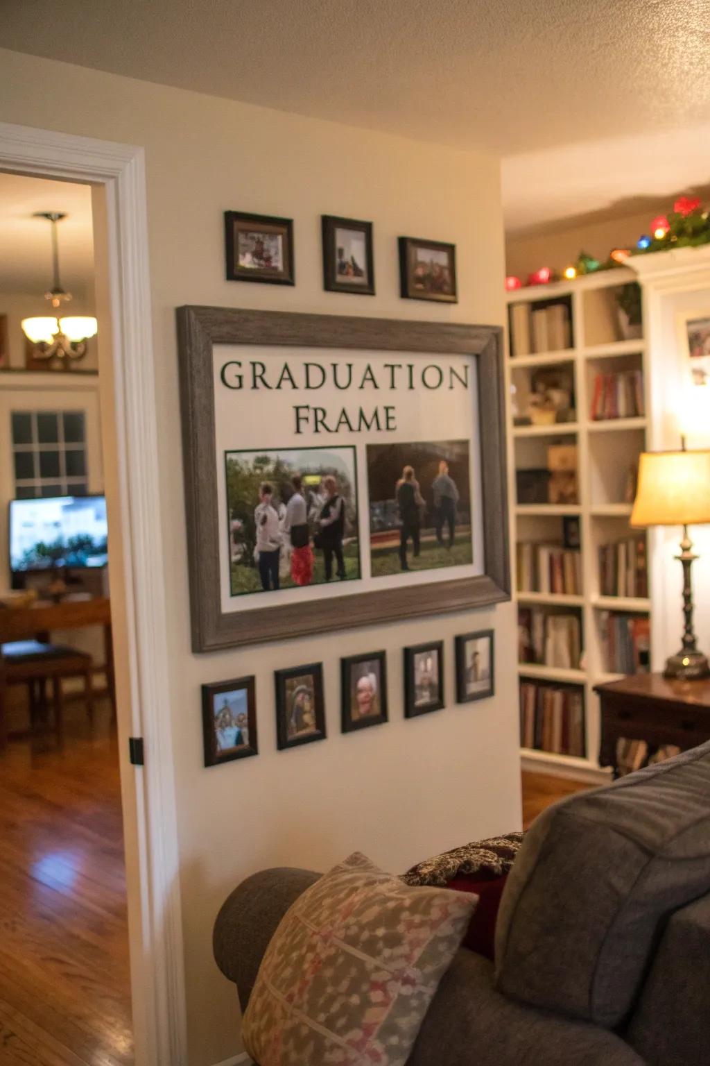 Bespoke frames lend a distinctive charm to your graduation memories.