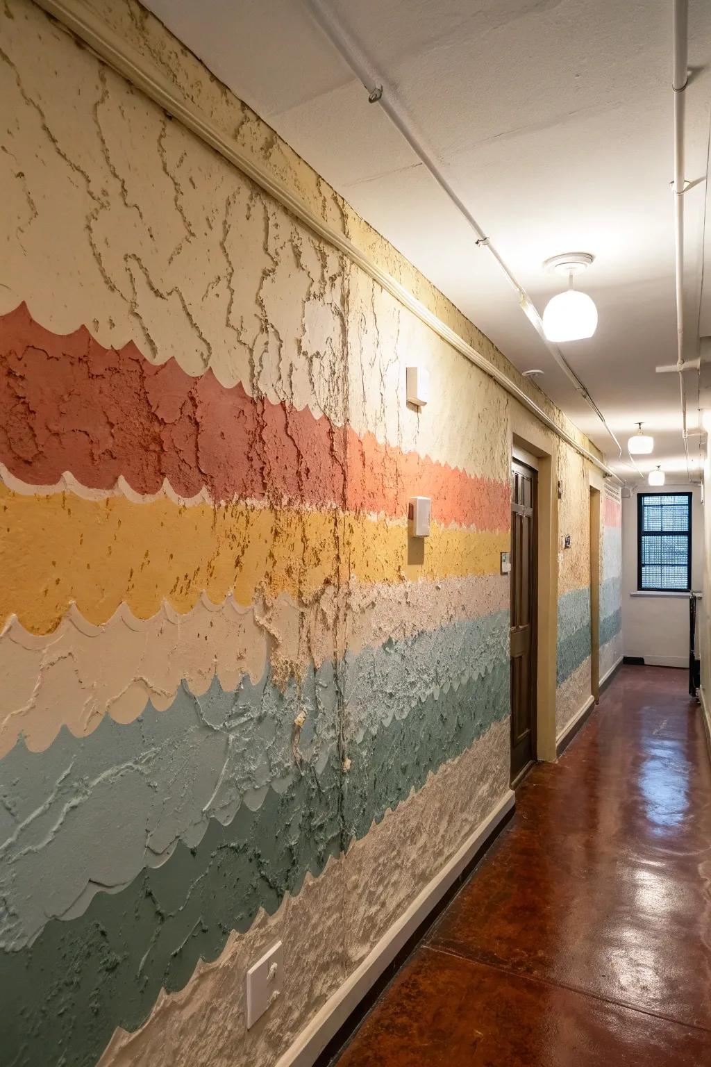 Introduce intrigue to your walls with layered paint designs.