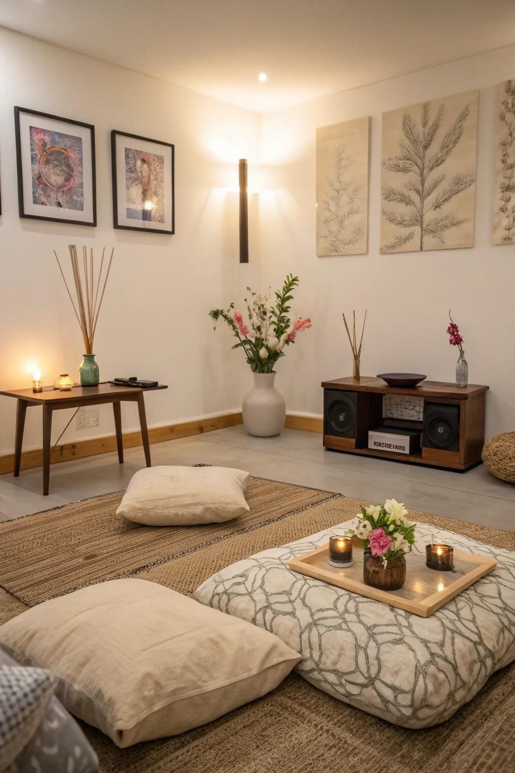 Delicate sounds elevate the meditative atmosphere of your space.