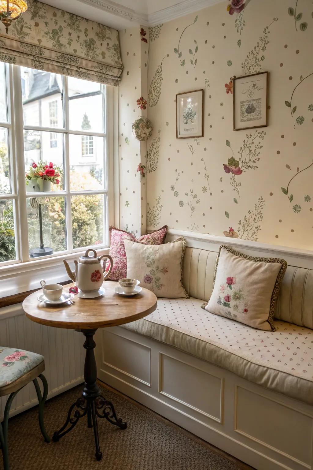 A comfortable hideaway encourages rest and discussion.