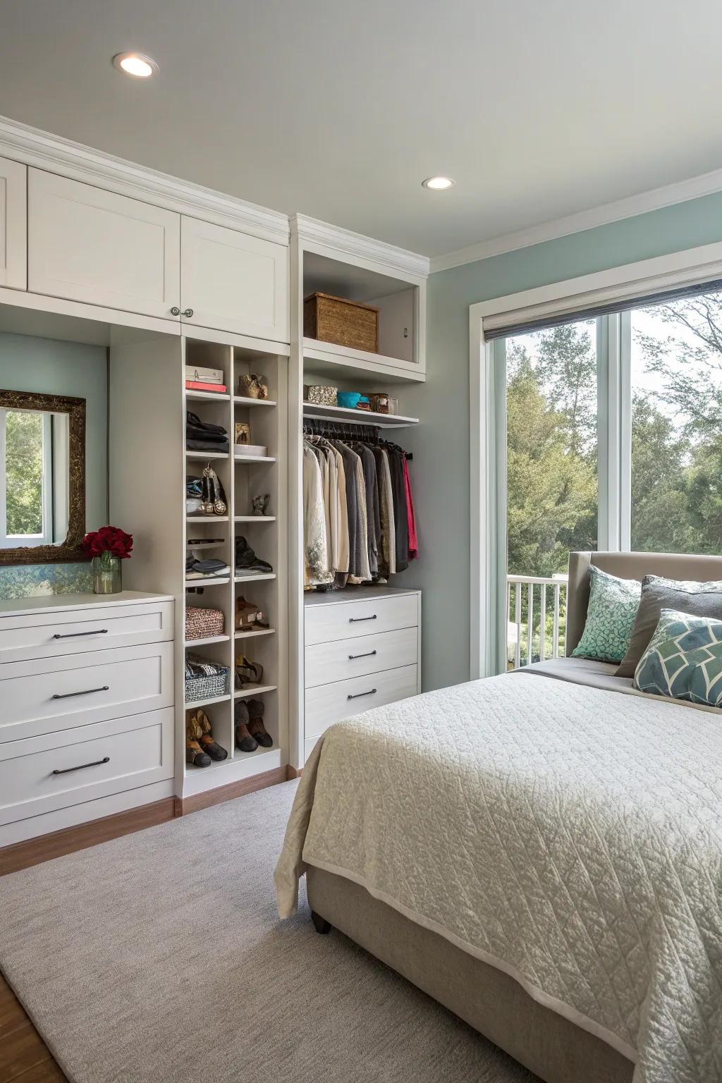 Versatile furnishings combine style.